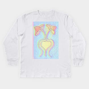 Mushie trip-ple Kids Long Sleeve T-Shirt